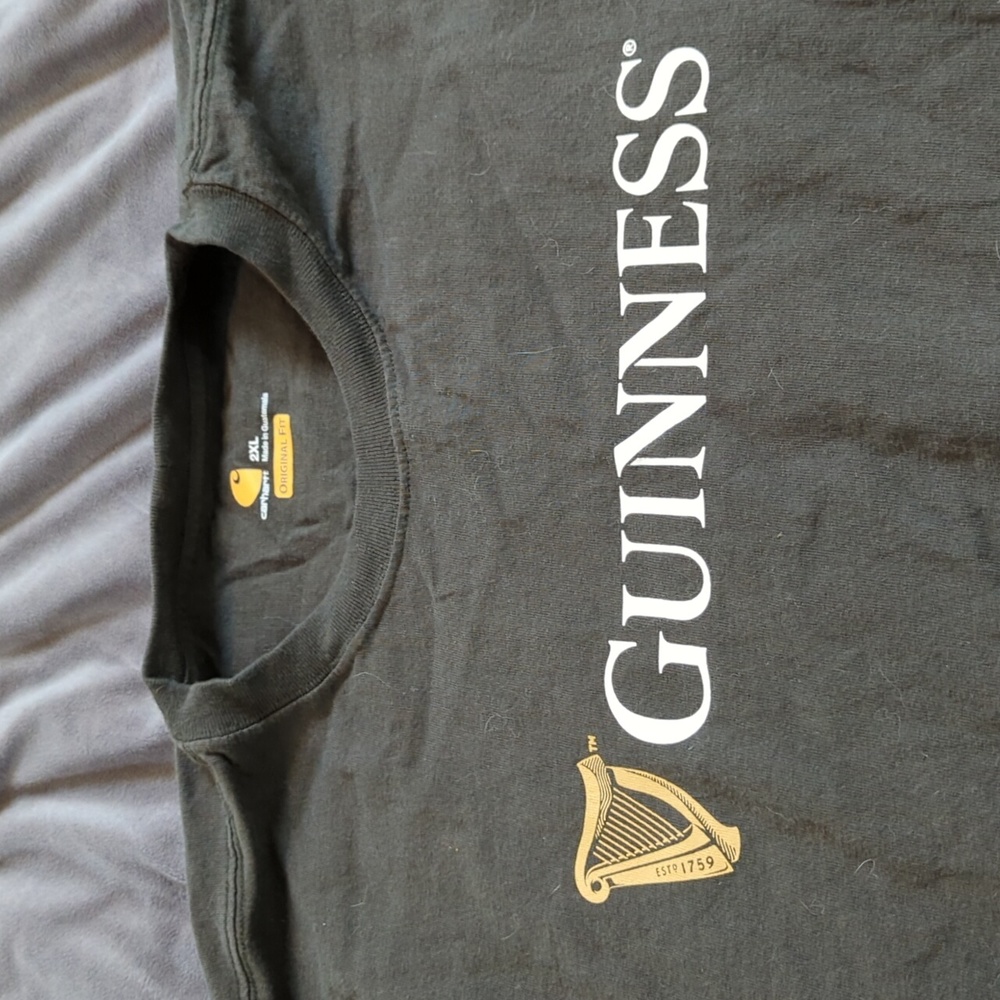 2XL Guinness Carhartt t-shirt